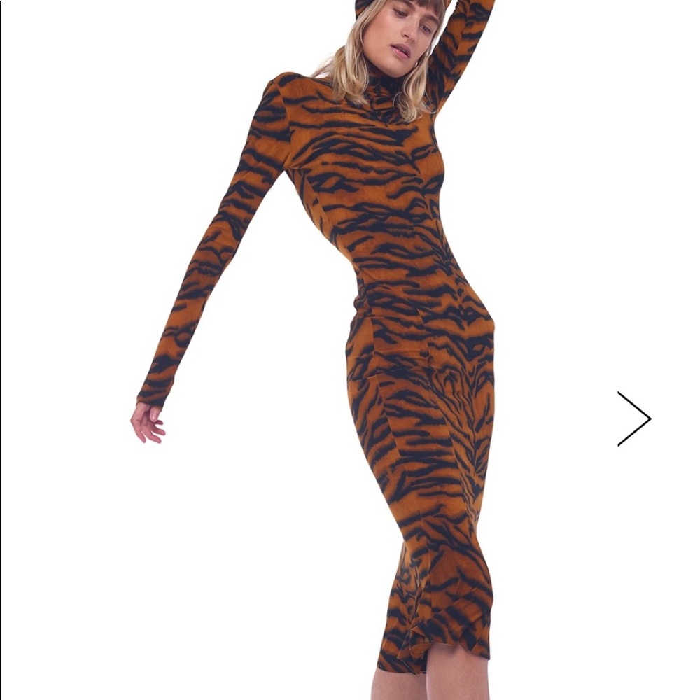 KAMALIKULTURE Slim Fit Long Sleeve Dress